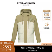 KENT&CURWEN 男女玫瑰风衣连帽休闲风衣外套K4750EI061 肯迪文春季