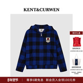 KENT&CURWEN 马思纯同款 肯迪文2025秋冬玫瑰纯绵羊毛外套送礼