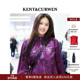 肯迪文2025男女同款 KENT&CURWEN 玫瑰徽章夹克外套 马思纯同款