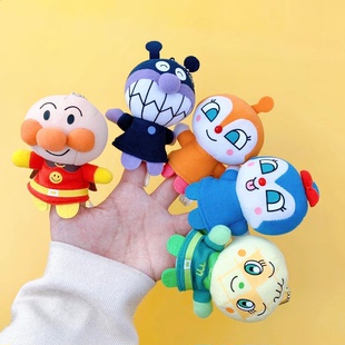 现货日本进口面包超人吐司书包手机布绒挂件套指偶安抚公仔玩具