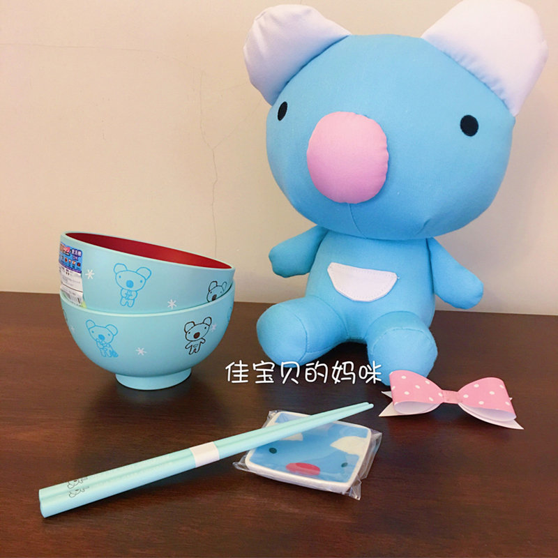现货日本进口日式餐具Penelope贝贝生活日记考拉熊儿童盘子碗筷子