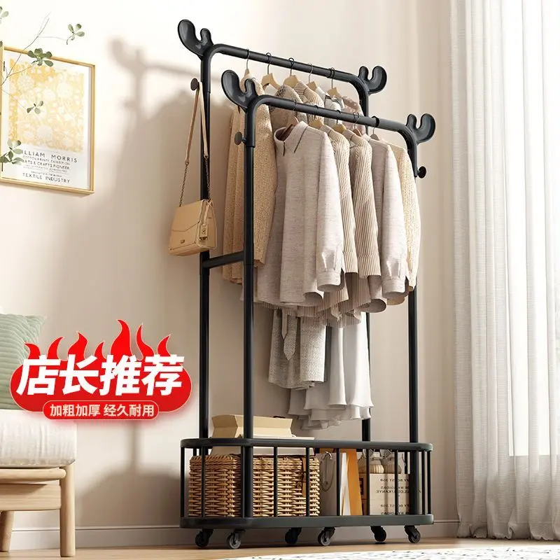 衣帽架落地卧室家用挂衣架