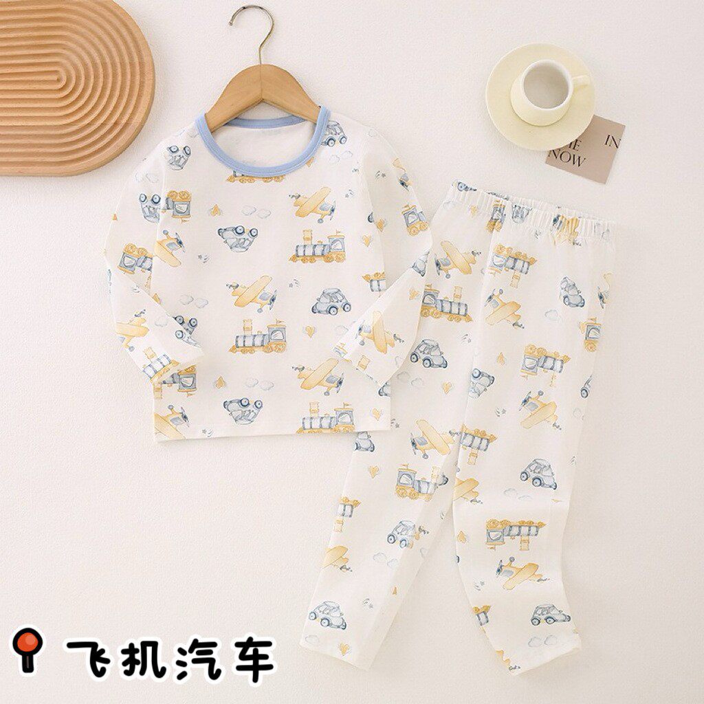 儿童家居服四季款纯棉男女睡内衣