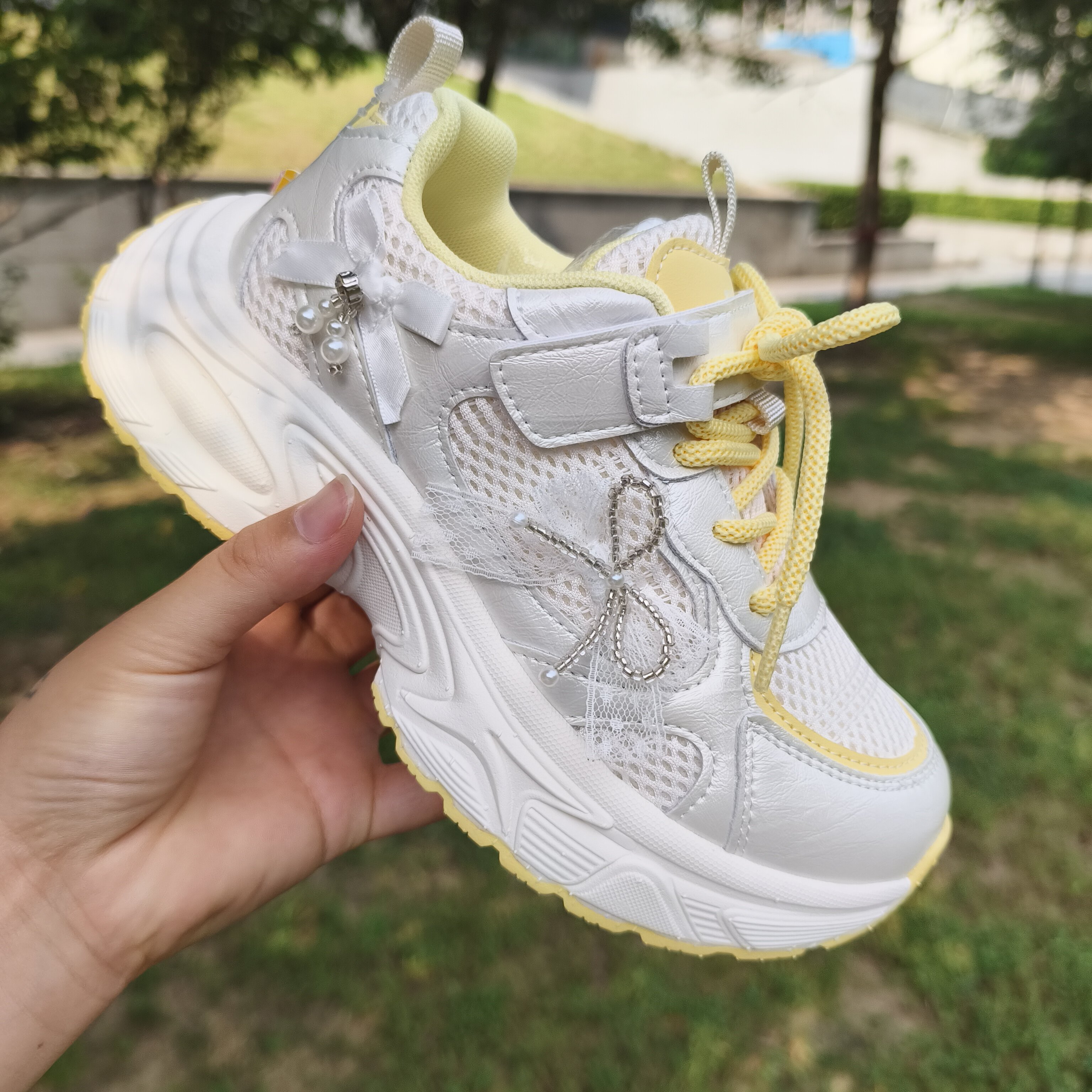 福得隆2025年秋季新款上新女童老爹运动鞋跑步鞋休闲鞋轻便防滑