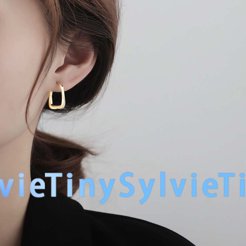 TinySylvie法式极简方形耳环