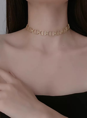 TinySylvie复古CD项链刻名合金
