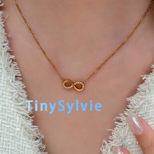 TinySylvie轻奢无限符号镶钻装饰摆件nojess简约百搭温柔高级感