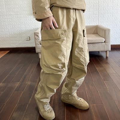 长裤工装裤潮宽松多袋休闲裤男