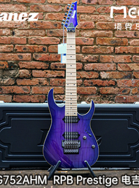 日产 IBANEZ 2021年新款 依班娜 RG752AHM RPB 双摇 七弦 电吉他
