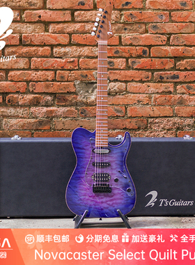 （已售定制参考）T's Guitars Novacaster Quilt TSH Custom