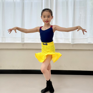 夏季儿童女童新款少儿拉丁舞服练功服恰恰伦巴集训服装演出服装