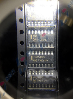 MC14051BDR2G 14051BG 14051B SOP-16窄体 ON进口原装 可直拍