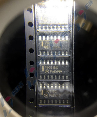 MC14051BDR2G 14051BG 14051B SOP-16窄体 ON进口原装 可直拍