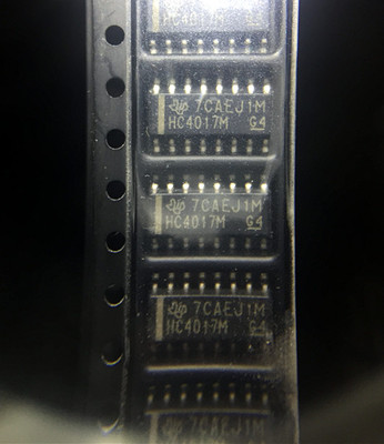 CD74HC4017M96 丝印：HC4017M SOP-16窄体 TI全新正品 可直拍
