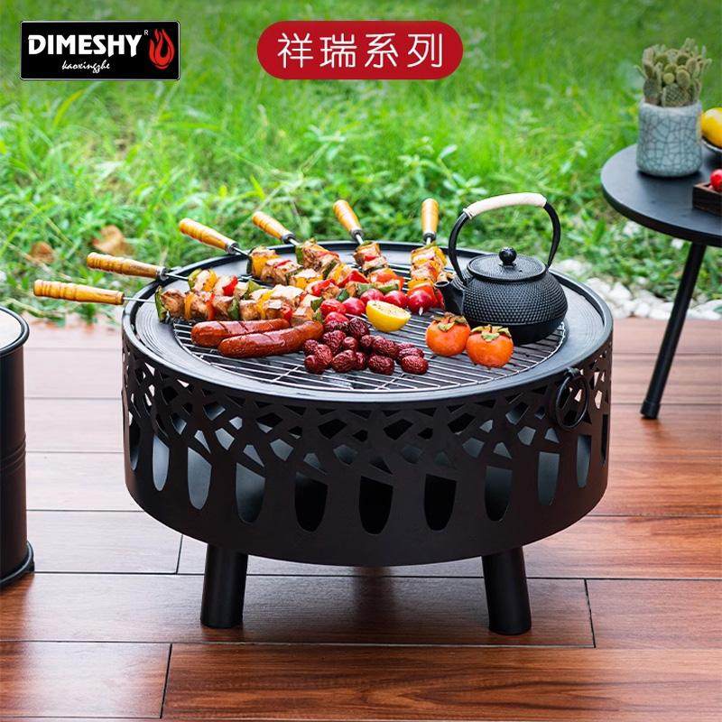 围炉煮茶烤火炉套装室内烤火盆木炭烧烤炉烧烤架家用烧烤桌取暖炉,户外/登山/野营/旅行用品,烧烤炉/烤架,淘宝优惠券,粉丝福利购,淘宝优惠卷