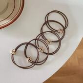 88会员0.01元 小商品f 包邮 简约气质发圈高弹力耐用橡皮筋发绳2元 件