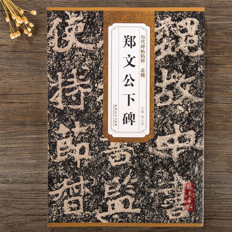 北魏郑文公下碑简体旁注技法解析第四辑毛笔软笔楷书碑帖书法字帖