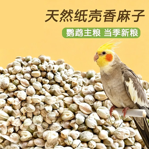 鹦鹉鸟粮小太阳和尚鹦鹉新麻子专用鸟粮小中型混合粮纸壳零食油葵