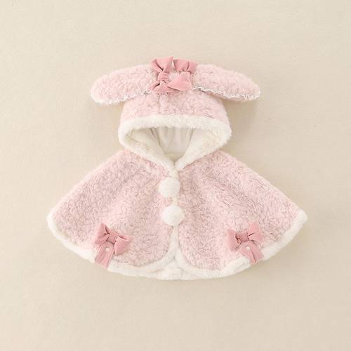 秋冬连帽斗篷冬装2025新款女宝宝