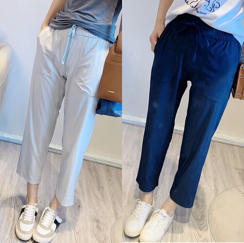 中腰休闲百搭七八分裤舒服轻