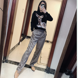 拖地裤来啦羊毛大长腿休闲裤