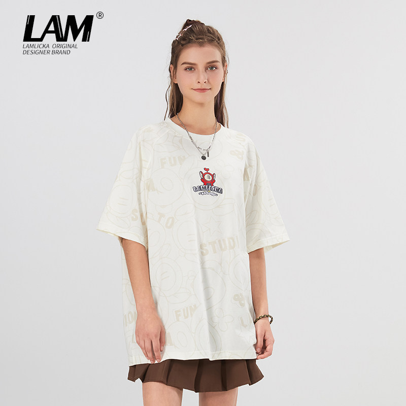 LAMLICKA满印天线宝宝短袖T恤图片