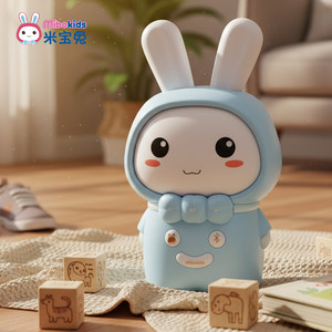 米宝兔故事机播放器宝宝磨耳朵益智儿童哄睡音乐儿歌早教机玩具