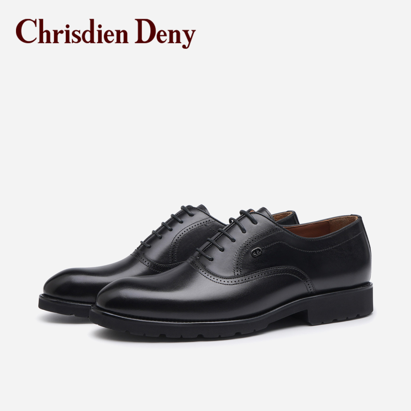 克雷斯丹尼新款正装牛津鞋男士宴会婚鞋商务系带英伦风皮鞋,流行男鞋,正装皮鞋,淘宝优惠券,粉丝福利购,淘宝优惠卷