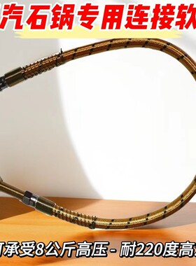 耐高温防爆软管铜管蒸汽石锅配件