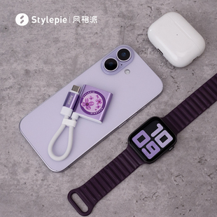 苹果手表5W快充磁吸无线充适用于苹果AppleWatch手表iwatch11/10/9/8/7/6/4代Ultra2充电器桌面5W快充