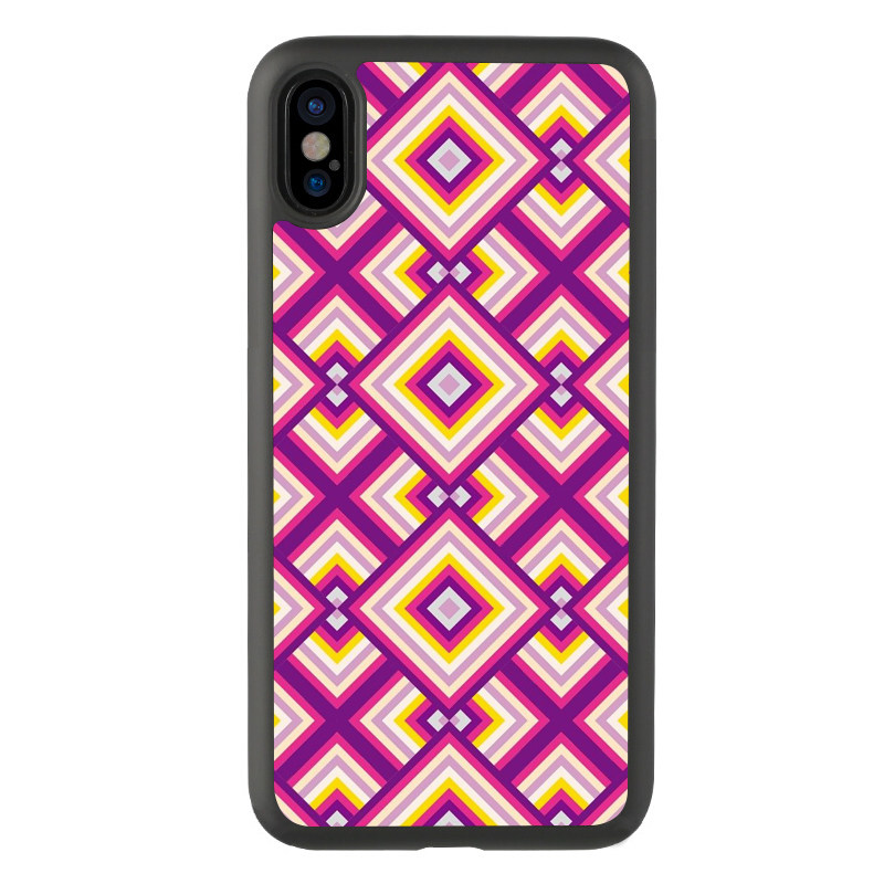 简约11彩色艺术格子适用于iphone121314promax保护壳苹果xs防摔xr