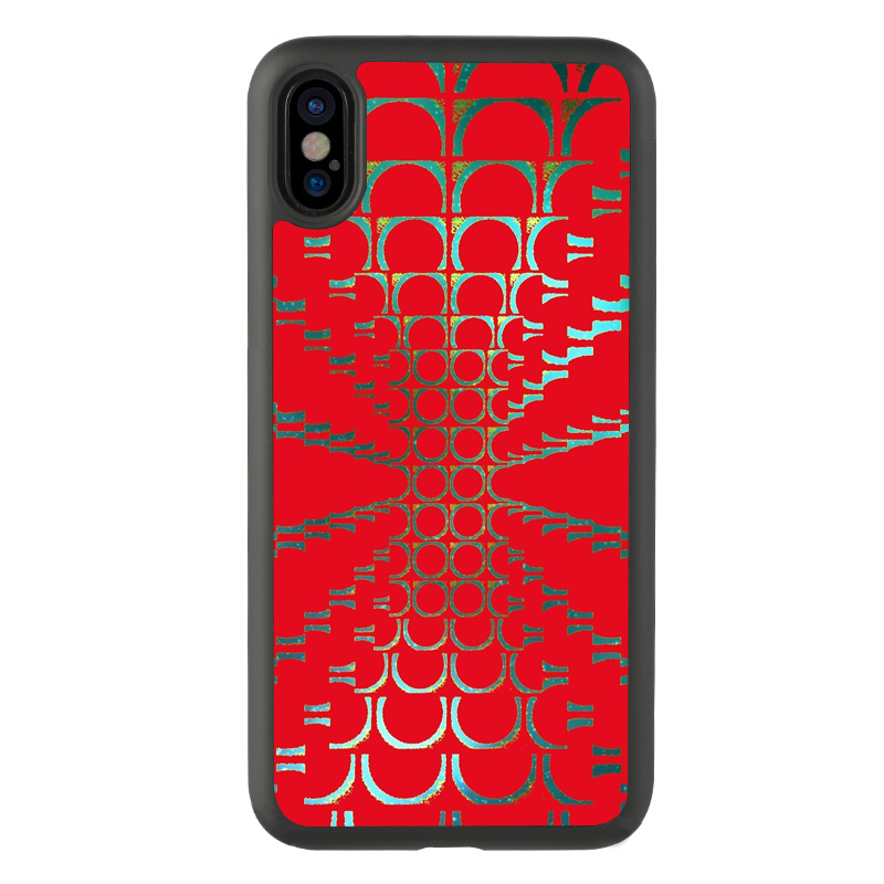 简约11红色几何图案适用于iphone141312promax保护壳苹果xs防摔xr