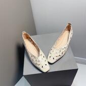 国风透气绣花鞋 中跟凉鞋 单鞋 新款 新中式 百搭奶奶鞋 2025春夏季 韩版