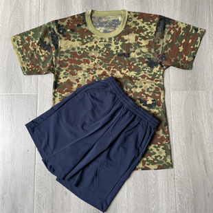 休闲运动套装速干 夏季短袖短裤套装舒适速干吸汗透气运动