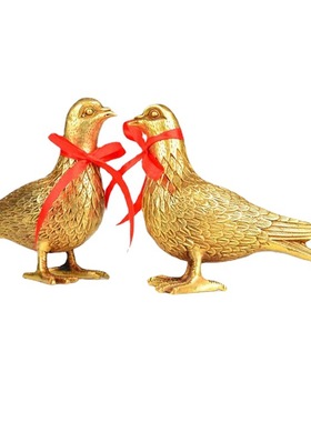 定做纯铜鸽子摆件工艺品