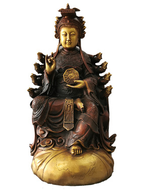 鑫禄圣铜器厂家定 纯铜地母娘娘大地之母铜地姥元君后土夫人