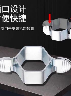 4分龙头进水软管扳手马桶角阀厨房菜盆面盆上水管螺帽可拆卸配件