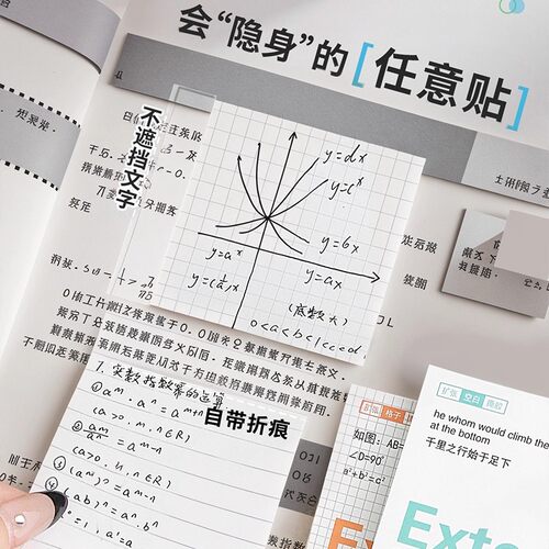 扩张便利贴不遮挡透明可撕任意贴