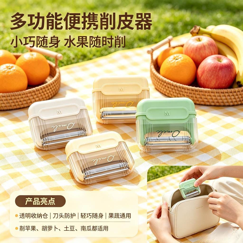 多功能便携小巧瓜果蔬菜削皮器