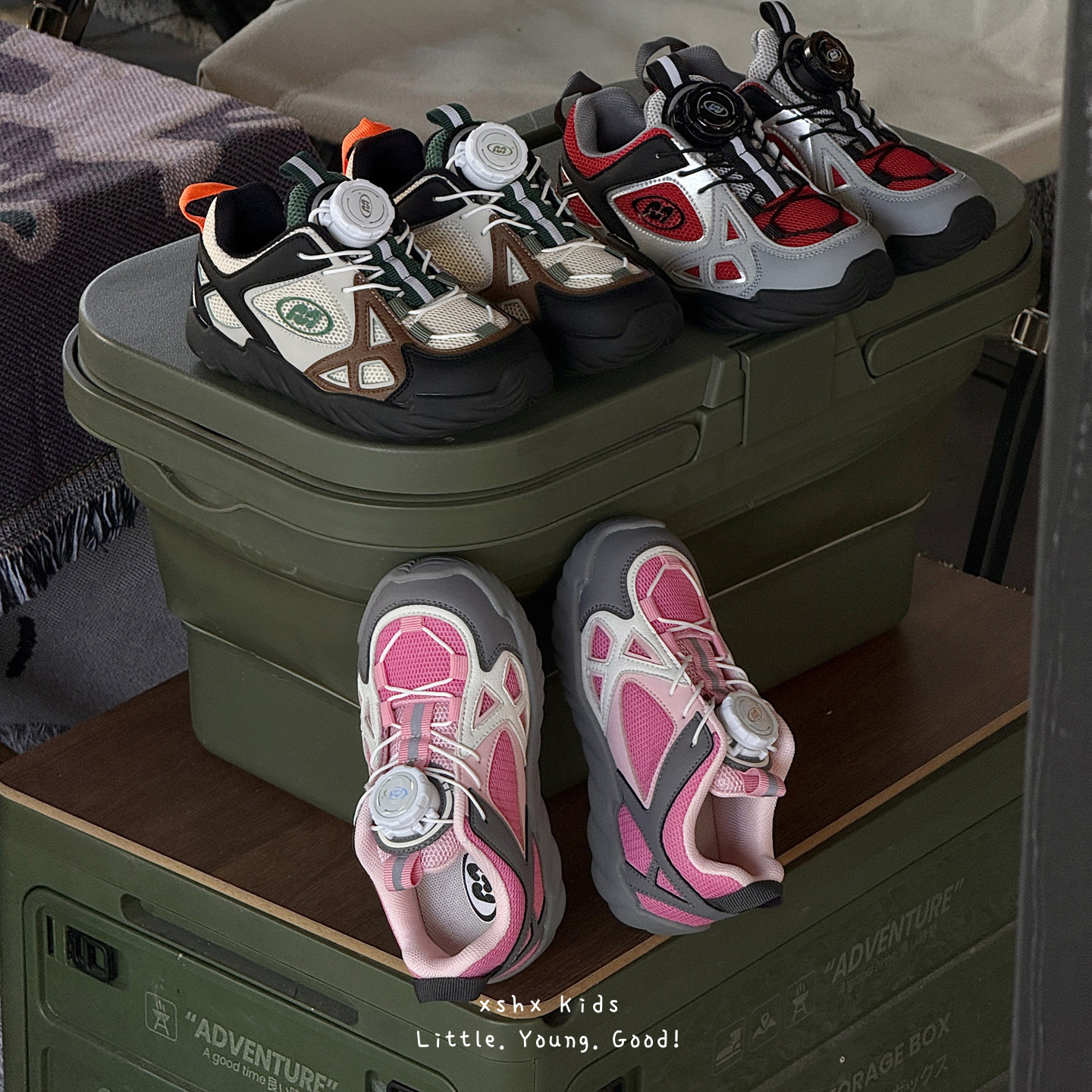 儿童韩版软底透气老爹鞋新款春季男女童时装休闲运动鞋轻便跑步鞋