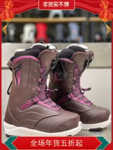 【熊猫雪具】NITRO 23新款CROWN TLS单板女款滑雪鞋快穿平花公园