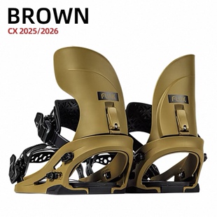 【熊猫雪具】FLUX25-26新款现货CX/CV/XF单板滑雪固定器刻滑平花