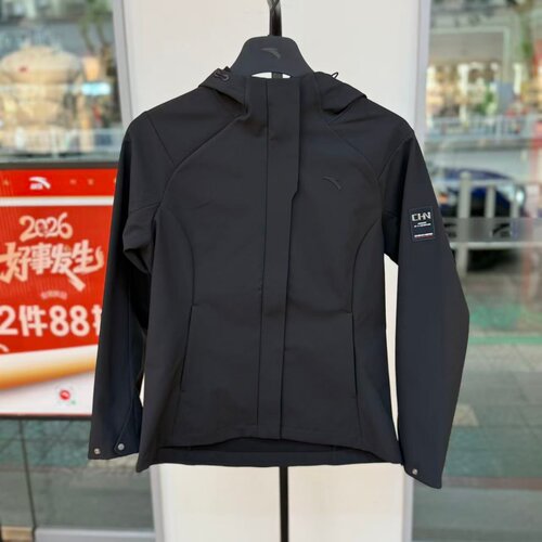 安踏女无氟防泼水加厚保暖夹克
