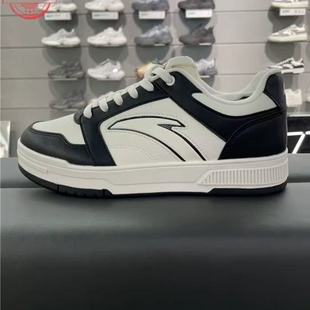 春季 男鞋 新款 软底小白鞋 112618011 安踏百川2经典 运动鞋 低帮板鞋