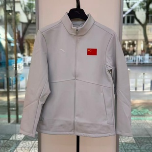 安踏运动夹克国旗款2025国家队立领开衫加绒保暖外套152547631