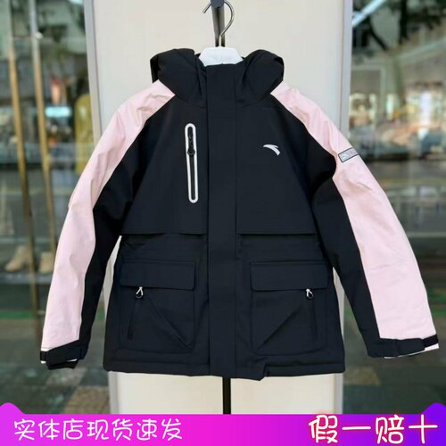 安踏儿童女大童羽绒服2025冬新款
