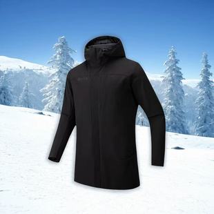 防泼水保暖棉服外套152617904 运动羽绒服男冬季 安踏正品 CHN中长款