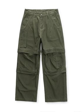 BLACK ARMADA 美式复古宽松直筒牛仔工装裤痞帅休闲个性阔腿裤