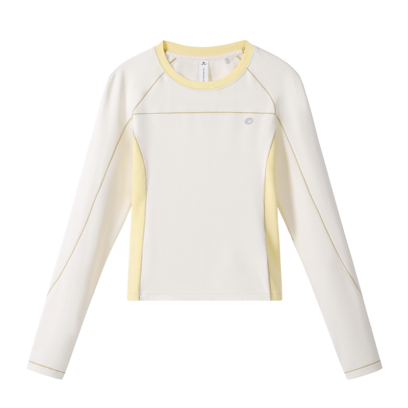 BLACK ARMADA 户外山系拼色哈苏线长袖T恤速干徒步骑行运动上衣