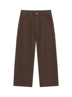 BSAPA 2025新款潮牌街头直筒男女宽松休闲裤秋装纯色百搭工装裤